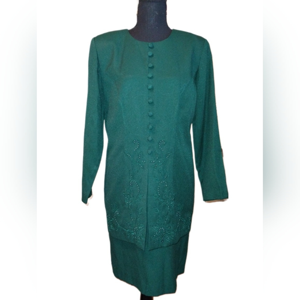Size 10 Petite, Karin Stevens Suit Dress